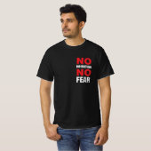 恐れはっきりしたないT型 Tシャツ (正面フル)