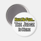 恐れはなし…裁判官 マグネット (正面/裏面)