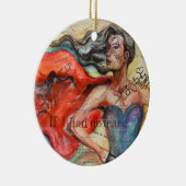 「恐れもしはなかった」アートオーナメント セラミックオーナメント (右)