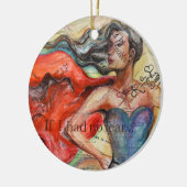 「恐れもしはなかった」アートオーナメント セラミックオーナメント (左)