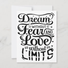 「恐れもなく、制限なく愛する」 シーズンカード