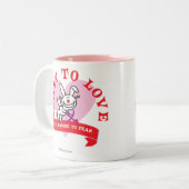 恐れること容易 ツートーンマグカップ (正面左)