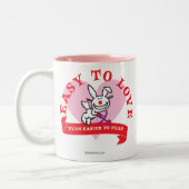 恐れること容易 ツートーンマグカップ (左)