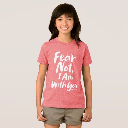 恐れるな、わたしはあなたと共にいる、キリスト教徒よ - イザヤ書 41:10 トライブレンドＴシャツ (正面全面)