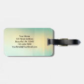 「恐れるな、わたしはあなたと共にいる」聖書の言葉 クリスチャン ラゲッジタグ (裏面横)