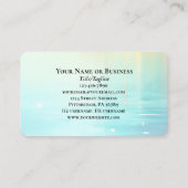 「恐れるな、わたしはあなたと共にいる」聖書の言葉 クリスチャン 名刺 (裏面)