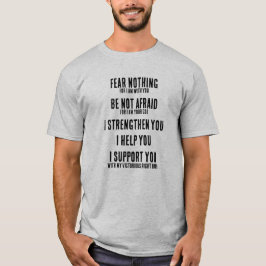 恐れるな イザヤ書 41:10 Tシャツ
