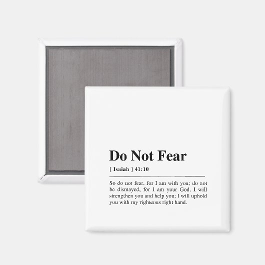 恐れるな マグネット (正面/裏面)