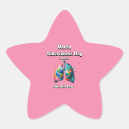 恐れるな。世界結核の日。 星シール