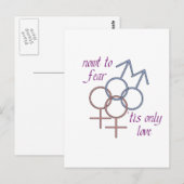 恐れるな、愛だけよ！ ポストカード (正面/裏面)