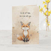 恐れるな 聖書の言葉 カード (黄色い花)