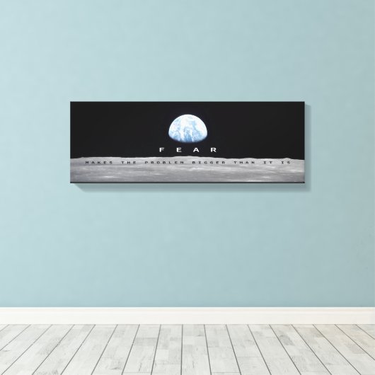 「恐れる」 キャンバスプリント (インサイチュ (ウッドフロア))