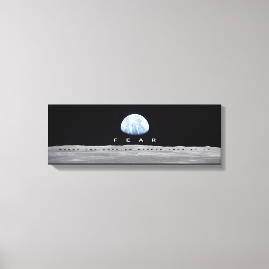 「恐れる」 キャンバスプリント (正面)