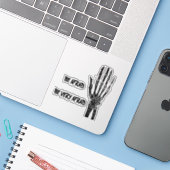 恐れる シール (ノートパソコンとiPhone)