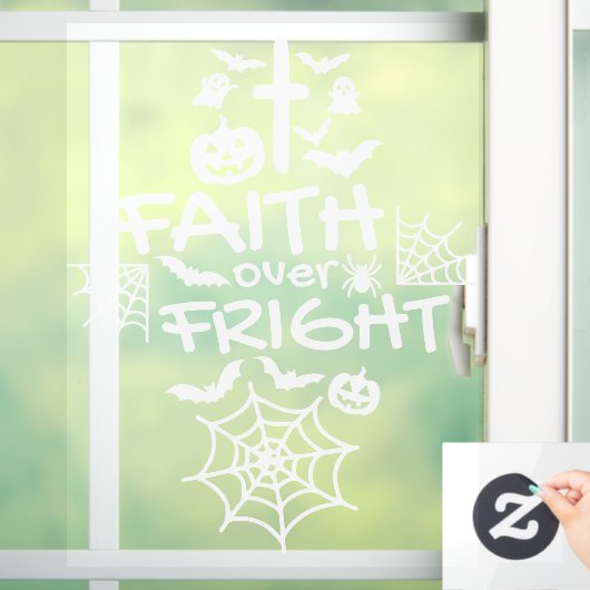 恐れをなしてかわいくるクリスチャンのハロウィーン信仰 ウィンドウサイン (ホーム)