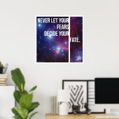 恐れをもって運命を決するなかれ ポスター (ホームオフィス)