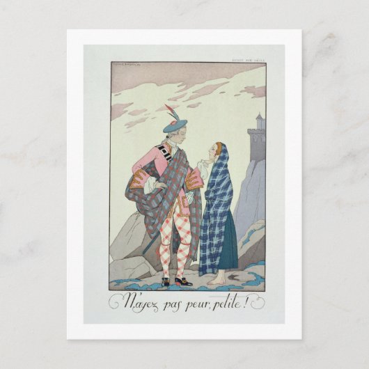 恐れを持ってはいけない、小さな人よ!1922 (ポチョワールプリント) ポストカード (正面)