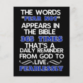 恐れを知らずに生きる (正面)