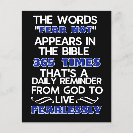 恐れを知らずに生きる (正面)