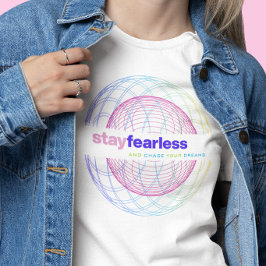 恐れを知らず夢を追えTシャツ トライブレンドTシャツ