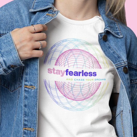 恐れを知らず夢を追えTシャツ トライブレンドＴシャツ