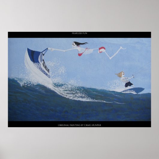 恐れを知らないおもしろい ポスター (正面)