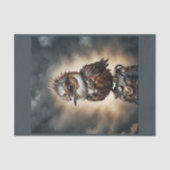 恐れを知らないスチームパンクの雀 –  薄葉紙 (正面)