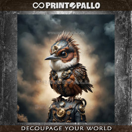 恐れを知らないスチームパンクの雀 –  薄葉紙