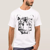 恐れを知らないタイガー顔中国の- Year of Tiger Tシャツ (正面)