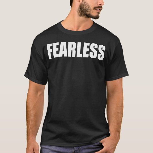 恐れを知らないトレーニングランニングスケートで滑る Tシャツ (正面)