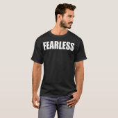 恐れを知らないトレーニングランニングスケートで滑る Tシャツ (正面フル)