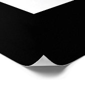 恐れを知らないハゲやる気を起こさせるワシの写真 ポスター (角)