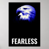 恐れを知らないハゲやる気を起こさせるワシの勇気作品 ポスター (正面)