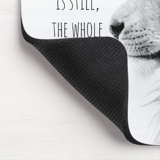 恐れを知らないライ最高のオン引用文パーソナライズされた名 マウスパッド (コーナー)