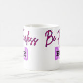 恐れを知らない人はっきりした：エンパワメント・マグ コーヒーマグカップ (中央)