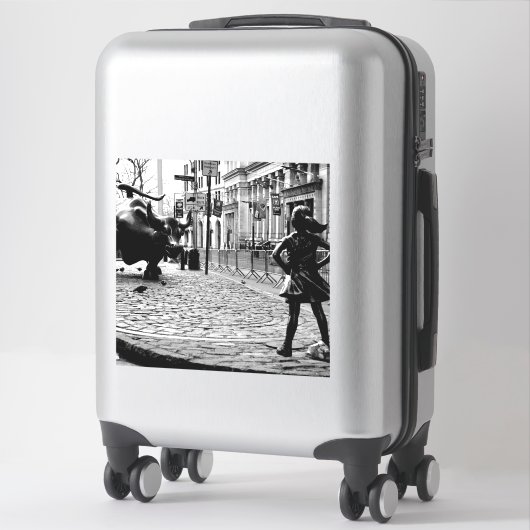 恐れを知らない娘 シール (スーツケース)