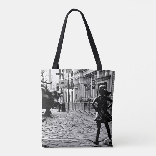 恐れを知らない娘 トートバッグ (裏面)