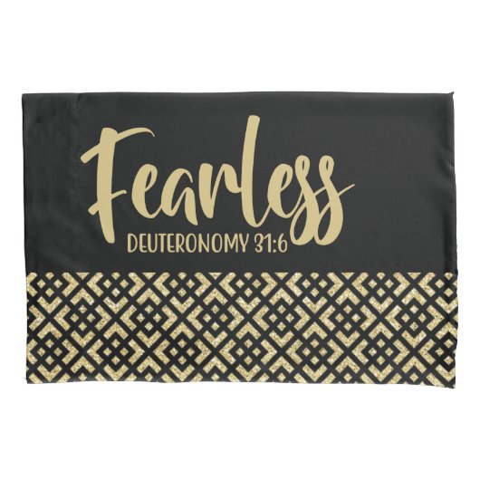 恐れを知らない幾何学模様の枕ケース 枕カバー (正面左)