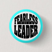 恐れを知らない指導者 缶バッジ (正面)