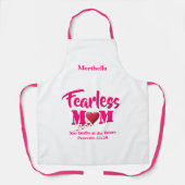 恐れを知らない母親 |箴言31 エプロン (正面)