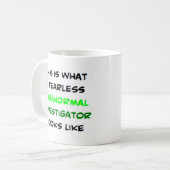 恐れを知らない超常的な捜査官 コーヒーマグカップ (正面左)