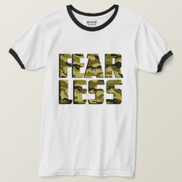 恐れを知らない迷彩Tシャツ Tシャツ