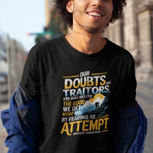 恐れを知らない追求 – シェークスピアやる気を起こさせる語