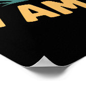 恐れを知らない野生のクマの冒険芸術 ポスター (角)