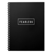 恐れを知らない –  ノートブック (正面)