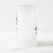 恐れを知らない（ホッケー） フロストグラスビールジョッキ (中央)