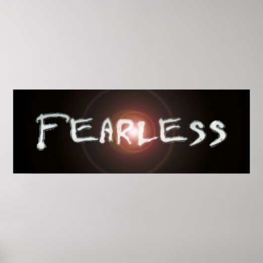 恐れを知らない ポスター (正面)