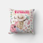 恐れを知らない、恐ろしく、素晴らしい枕 クッション (正面)