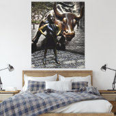 恐れを知らぬ娘が味方を得る キャンバスプリント (インサイチュ (寝室))