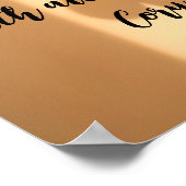 恐れパーソナライズされたたら私はここにいる ポスター (角)